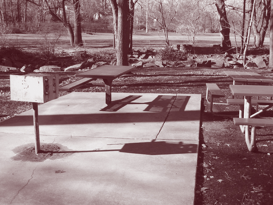 Photo of accessible picnic table