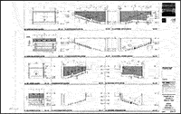 Interior Elevations for Cinemark 14, Cedar Hill, Texas, Auditoria 3 and 4. 