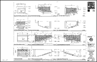 Interior Elevations for Cinemark 14, Denton, Texas, 121 seat auditorium and 205 seat auditorium, Auditoria 6, 7 and 12.