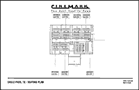 Seating plan for a 7-auditoria theater complex, Cinemark 7, Eagle Pass, Texas.

