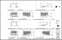 Interior Elevations for Cinemark 7, Eagle Pass, Texas, Auditoria 1 and 2.