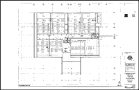 Mezzanine floor plan for Cinemark 7, Eagle Pass, Texas.
