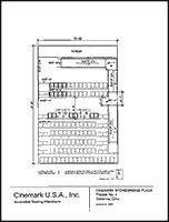 Seating plan for Cinemark Stonebridge Plaza, Gahanna, Ohio, Auditorium 4.