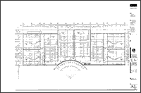 Mezzanine floor plan for Cinemark 8, Helena, Montana.