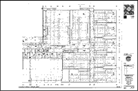 Floor plan for Cinemark 18, Pittsburgh, Pennsylvania, Upper Level Area B.