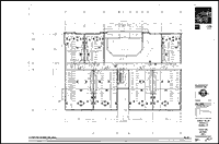 Floor plan for Cinemark 12, Rockwall, Texas, Mezzanine Area A.