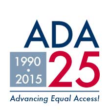 25th Anniversary of the ADA graphic