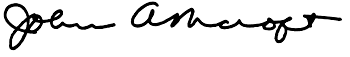 signature of John Ashcroft