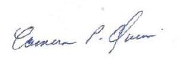 signature of Cameron Quinn