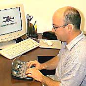 using a TTY at desk