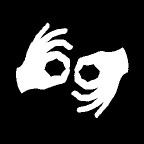 image of sign language symbol