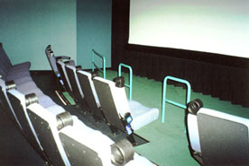 photo of wheelchair seating on front row