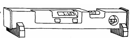 Illustration of a digital level