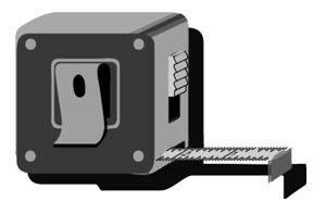 Illustration of a Tape Measure