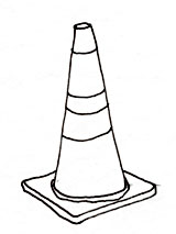 Traffic cones can be used to mark parking spaces, access aisles and passenger loading zones, to hold parking signs, and to warn of protruding objects