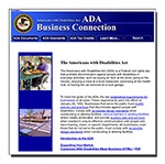a image of the business connection webpage