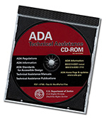 the ADA technical assistance CD-Rom